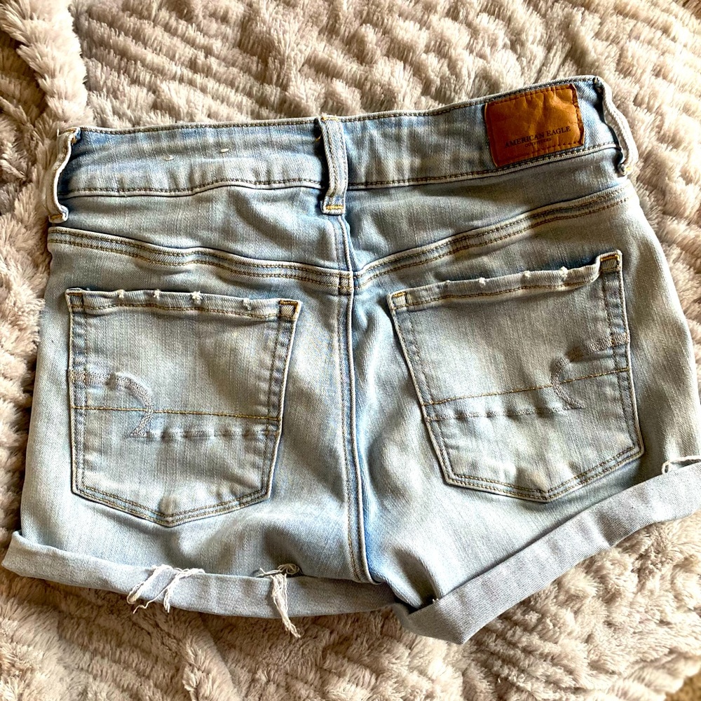 AE high rise shorts